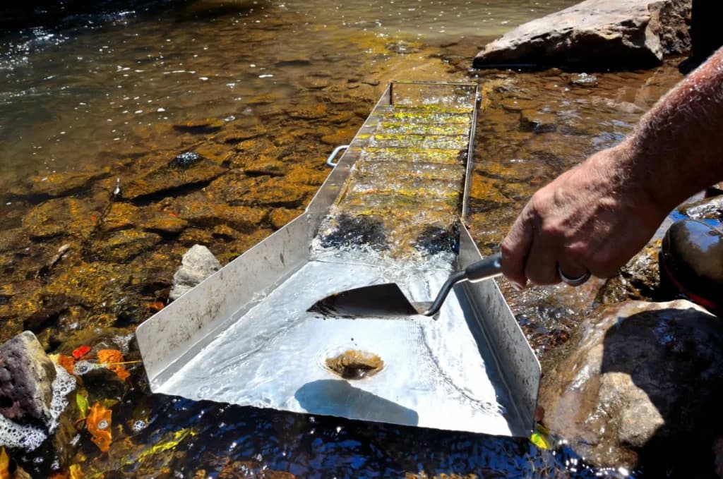 Placer-mining