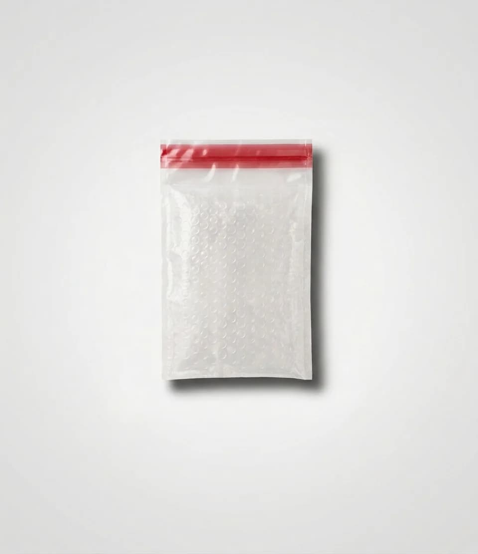 Padded bubble wrap pouch to protect gold in transit